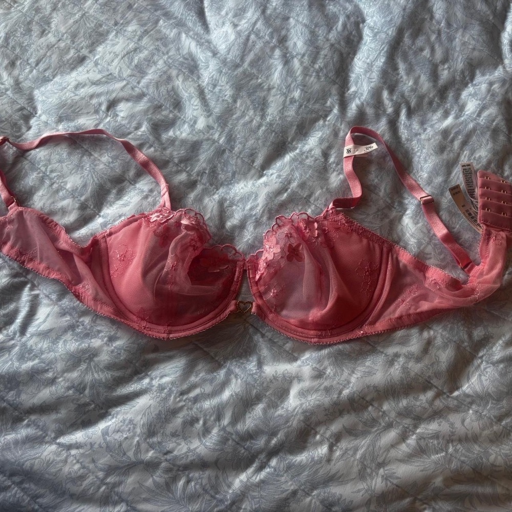 Victoria's Secret Sheer Pink Bra